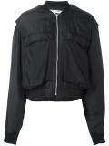 patch pocket bomber jacket