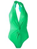 halterneck swimsuit