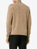 speckled turtle neck knit