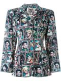 faces print jacket 