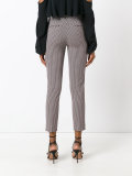 jacquard cropped trousers