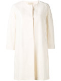 collarless coat