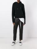 straight cropped trousers