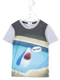 shark print T-shirt 