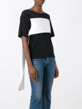 strap detail T-shirt