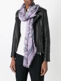 Barocco print scarf