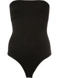 strapless skinny jumpsuit