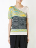 knitted layer T-shirt 