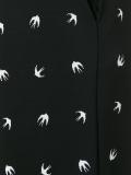 birds print track shorts
