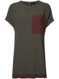 colour block T-shirt 