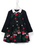 floral embroidered dress