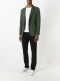 two button blazer
