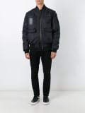 pocketed bomber jacket