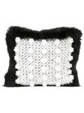 faux fur clutch 