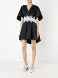 embroidered belt dress