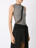 striped bodysuit