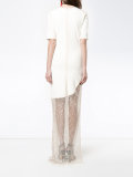 asymmetrical sequin dress