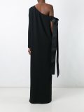 one shoulder gown 