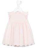 flared trim dress