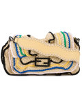 woven straw Baguette bag