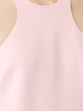 pleated trim dress 