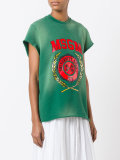 logo print shortsleeved sweatshirt