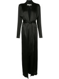 tie-waist silk jacket