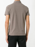 high neck polo shirt
