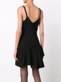 ruffled slip dress