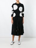sheer pleated skirt