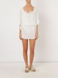 lace panel beach dress