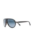 thick frame aviator sunglasses
