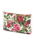floral printed clutch