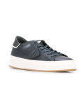 contrast lace up trainers 