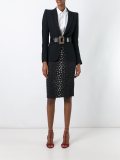 jacquard pencil skirt