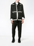 taped long sleeve jacket