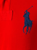 logo patch polo shirt 
