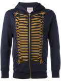 embellished zip hoodie