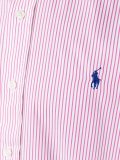 striped button down shirt