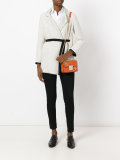 floral motif shoulder bag 