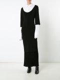 scoop neck dress 