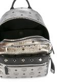 embellished zip up backpack