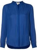 band collar blouse