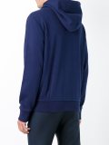 embroidered logo hoodie