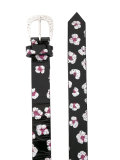 flower leaf buckle belt 