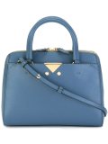 double handles zipped tote
