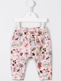 Monster space print leggings