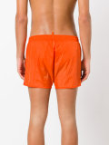 slanted logo swim shorts