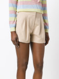 pleated shorts 