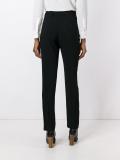 piping detail high waisted trousers